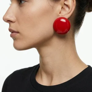 Pendientes Fabrizio Marcantelli Armonia Rojo