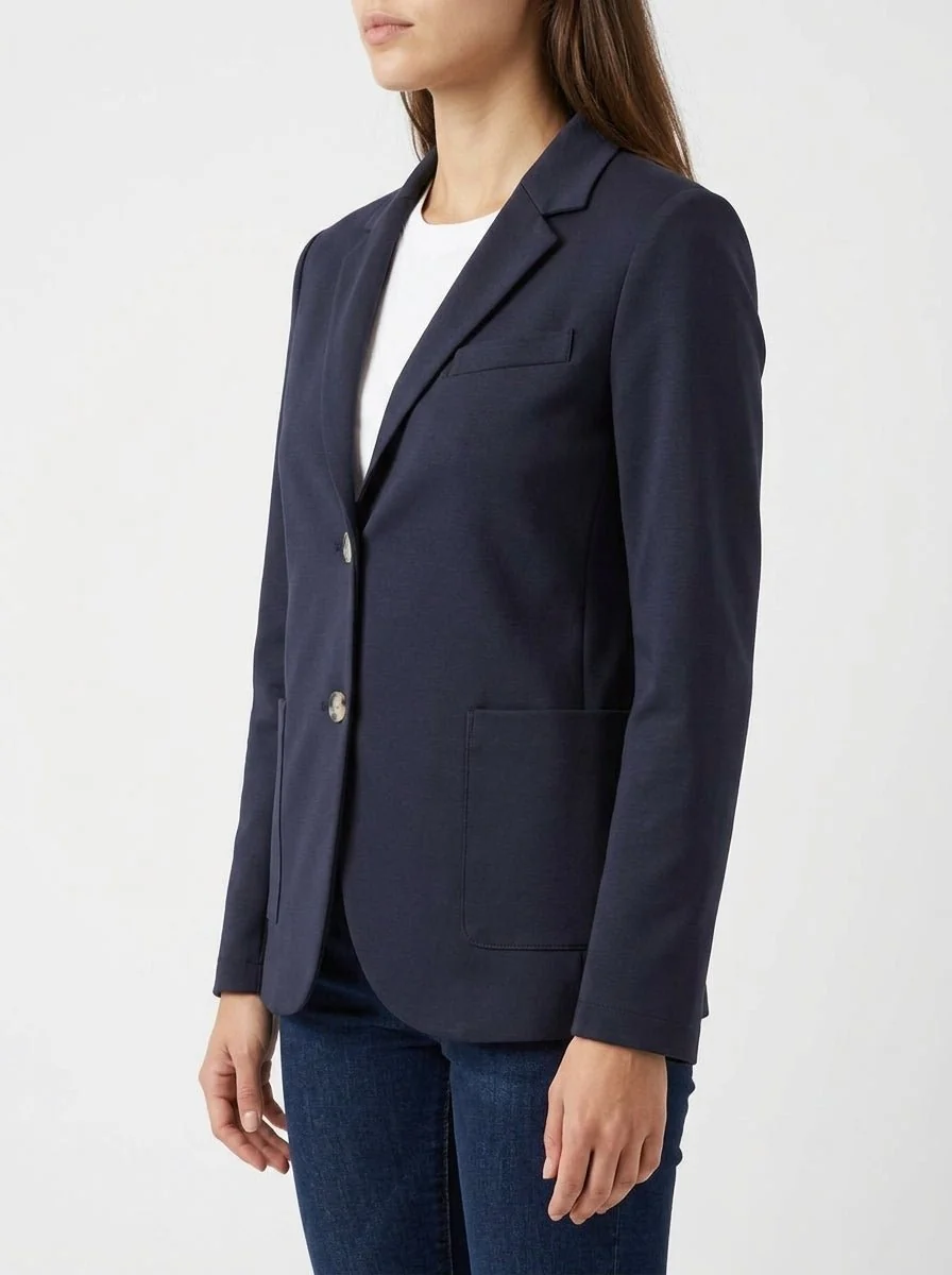 Blazer Harris Wharf London Techno Marino - Imagen 3