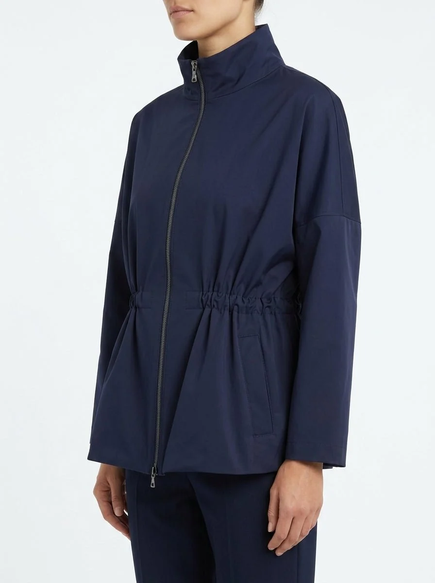 Parka Harris Wharf London Capucha Light Tecnica Marino - Imagen 5