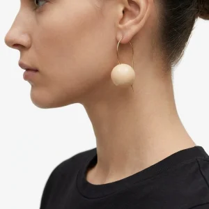 Pendientes Fabrizio Marcantelli Bola Crudo