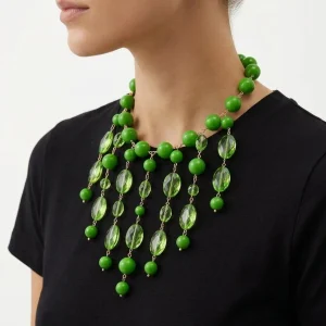 Collar Fabrizio Marcantelli Chandelier Verde Fluor