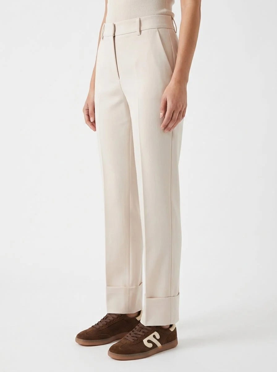 Pantalón AgoeFilo Via Emilia Crudo - Imagen 3