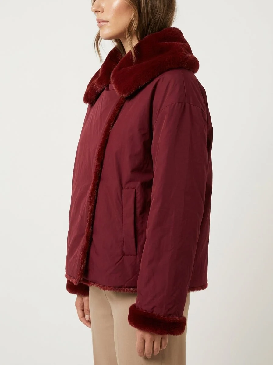 Chaqueta VLab Audrey Granate - Imagen 3