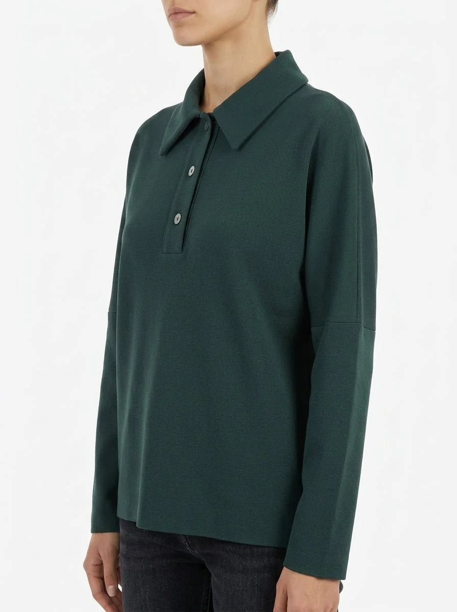 Polo Liviana Conti Miranda Verde - Imagen 4