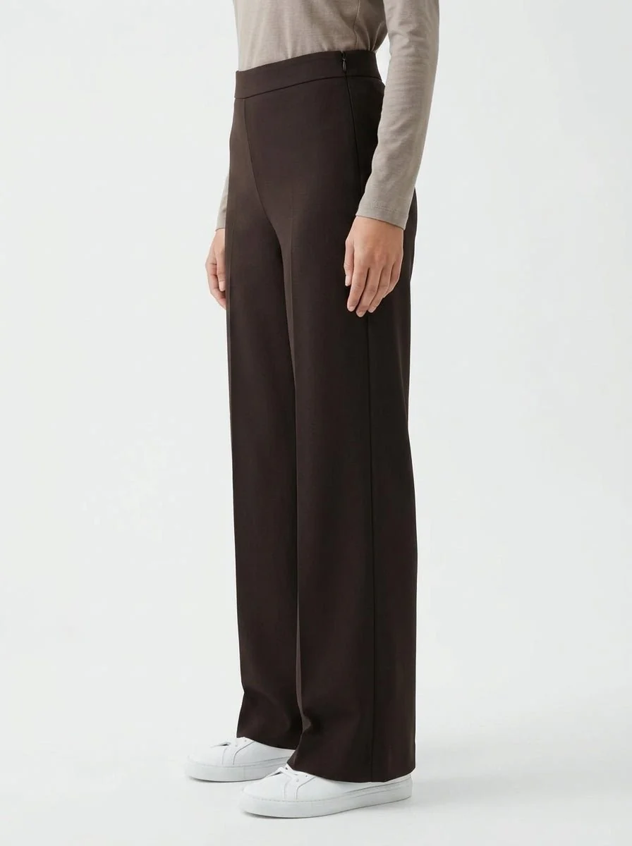 Pantalón Liviana Conti Oscar Marrón Chocolate - Imagen 4