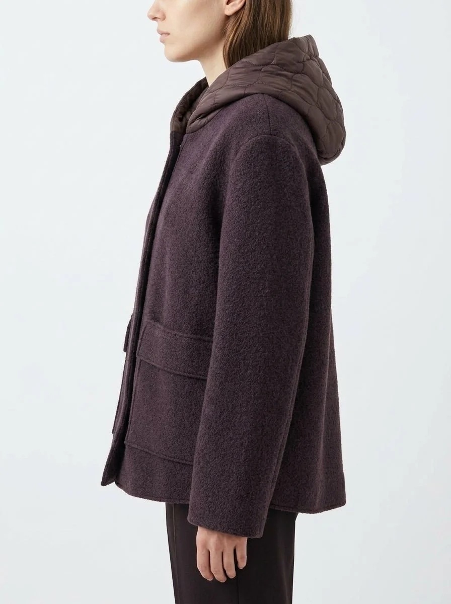 Chaquetón Whyci Milano Marrón Chocolate - Imagen 3