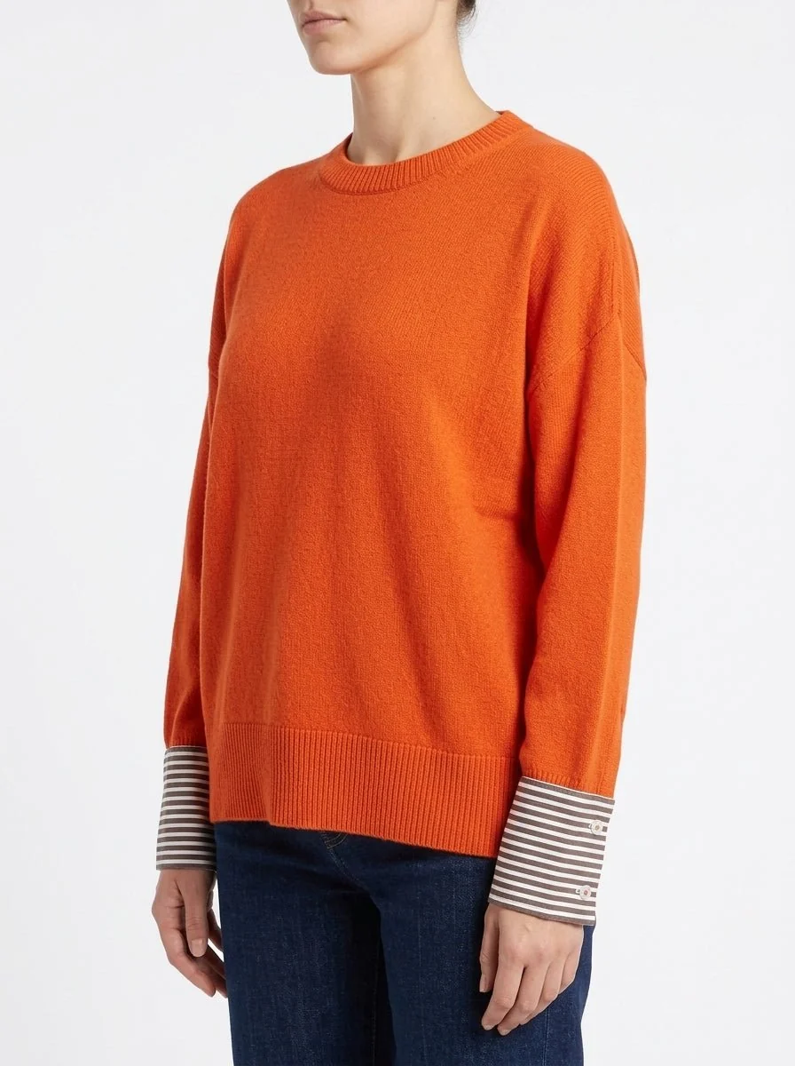 Jersey Whyci Milano Puños Camisa Naranja - Imagen 3