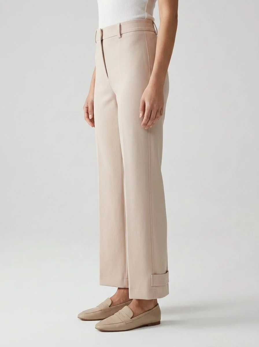 Pantalón Andam Trabilla Crudo - Imagen 3