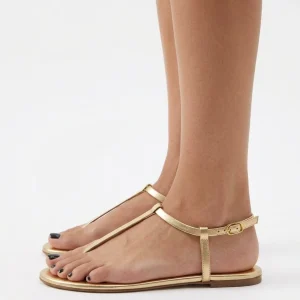 Sandalia Tkees Blink Dorada
