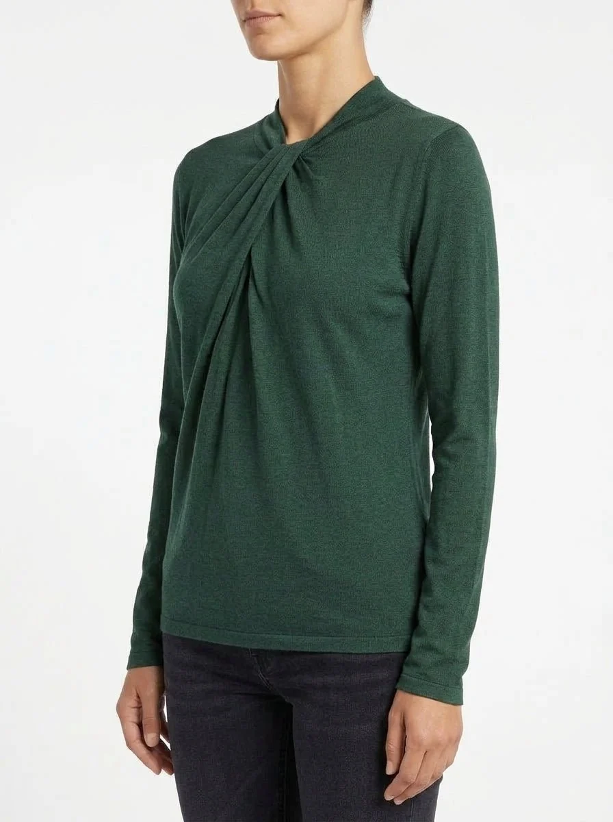 Camiseta Majestic Filatures Nudo Verde - Imagen 3