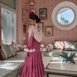 Modelo Perforado Rosa Empolvado