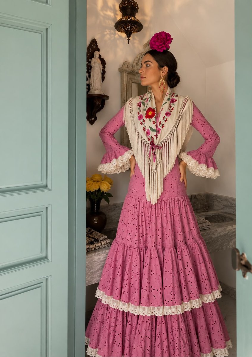Modelo Perforado Rosa Empolvado - Imagen 4