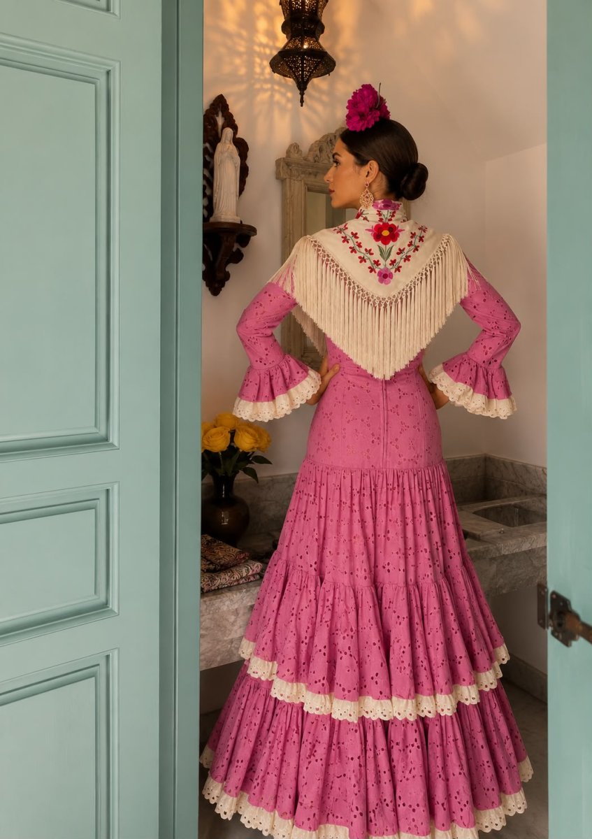 Modelo Perforado Rosa Empolvado - Imagen 3
