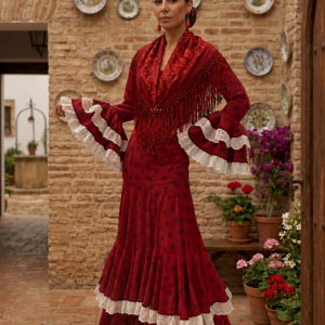 Modelo Carmen de Triana Rojo