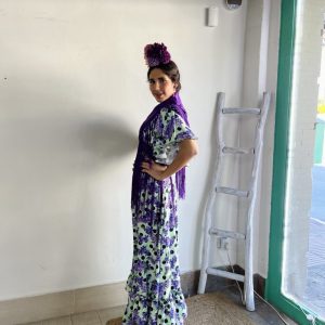 Traje de flamenca verde jaboneta outlet I Oferta Especial