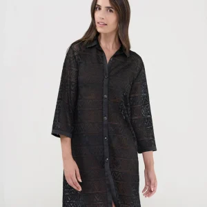 Vestido baño de mujer desagujado botones