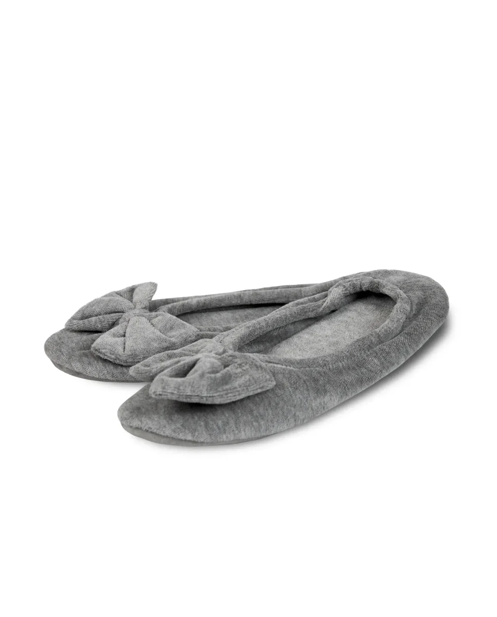 Zapatilla de casa mujer terciopelo - Imagen 2